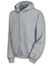 Duofold Boys' Big Powerblend Eco Fleece Full Zip Hoodie, Light Steel, L