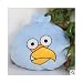 Lujex (TM) Muff Black Angry Birds Plush Toy Dolls Covered Hand Car Cushion Pillow