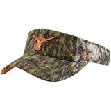 NCAA Zephyr Texas Longhorns Mossy Oak Camo Full Draw Adjustable Visor