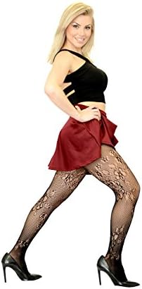 6 Pack Seamless Fishnet Pantyhose Stocking Tights Plus Extended Size