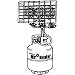Mr. Heater MH45T triple tank top, outdoor propane heater