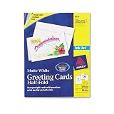 (Price/BX)Inkjet Greeting Cards W/Envelopes, 8-1/2x5-1/2, 30/BX., WE
