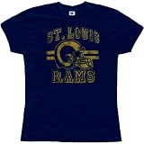 St Louis Rams - Helmet Ladies T-Shirt - Large