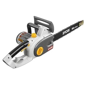 Factory Reconditioned Ryobi 18-Inch 13 Amp Electric Chain Saw with Carrying Case... from Chainsaw Chain