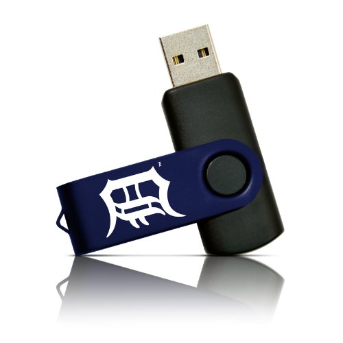 MLB Detroit Tigers Swivel Flash Drive