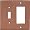 MODERN Antique Copper Switchplates Outlet Covers, Rocker, GFCI 1 Toggle/Decora