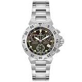 Burett Men's B4202NBFA Neo Abyss Collection Stainless Steel Chronograph Diver Watch