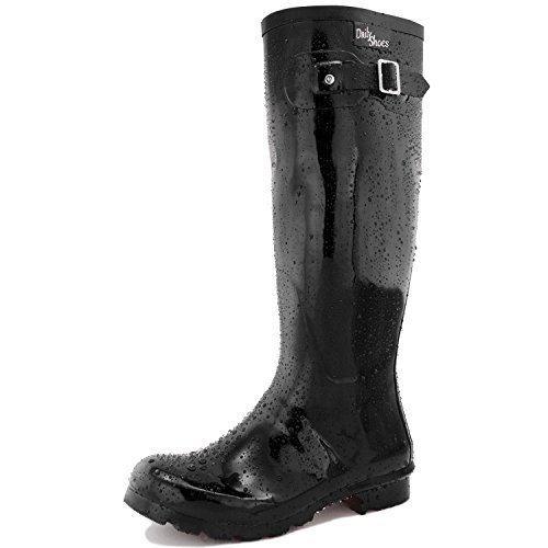 Women's DailyShoes Knee High Hunter Rain Round Toe Rainboots