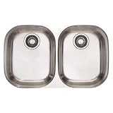 41uoFxnzNwL. SL160  Franke Compact CPX120 29 Undermount Double Bowl Stainless Steel Sink with 18 Gauge and Polished Finish