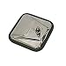 SQUARE MIRROR HEAD, STAINLESS, 55-86 CJ WITH CONVEX MIRROR GLASS FOR PASSENGER SIDE