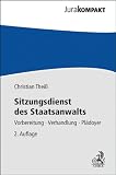 Produkt-Bild: Sitzungsdienst des Staatsanwalts: Vorbereitung - Verhandlung - Pl&auml;doyer