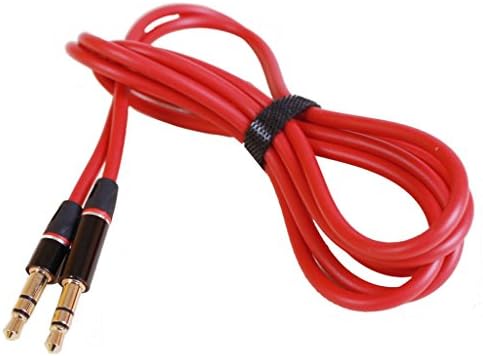 MaxLLTo™ RED 3.5mm 1/8" Audio Cable AUX-In Cord For Sennheiser RS-160 TX-160 BT Headphone