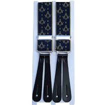 Masonic Leather End Braces