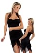 Bang! Spandex and Mesh Strapless Dress Clubwear