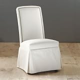 Nailhead Parsons Chair with Casters- Ballard Designs