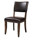 Cameron 5-piece Round Wood & Metal Dining Set With Parson Chairs