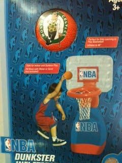 NBA Dunkster Inflatable INDOOR Basketball Hoop Set Boston CELTICS 46" Tall
