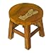 Handmade Bunny Rabbit & Crescent Moon Design Stool