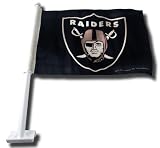 Oakland Raiders Shield Car Flag