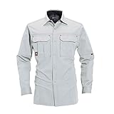 BURTLE バートル  長袖シャツ(秋冬用)  8035 シルバー    5L
