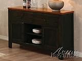 Modern Wood Veneers Server by Acme Furniture