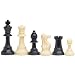 Solid Plastic, Tournament Style, Staunton Chess Pieces with 3 3/4" King