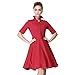 Heroecol® 50s 60s Vintage Retro Short Sleeve Swing Rockabilly Dress