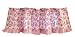 Baby : Tadpoles Toile Rod Pocket Window Valance in Pink and Brown