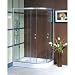 New Simple Bathroom Left Glass Shower Enclosure