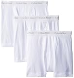UPC 608279055457 product image for Calvin Klein Men's 3-Pack Cotton Classic Boxer Brief, White, Medium | upcitemdb.com