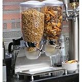 Rosseto EZSERV302 Dry Food Dispenser Deluxe Double Tube Unit, 12-13/16