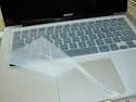 Rasfox Preprinted Keyboard Silicone Skin for Apple Macbook Unibody 13" (Clear)