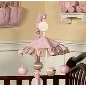 Animal Safari Jungle Contemporary Musical Baby Crib Mobile by JoJo Designs