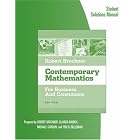 Student Solutions Manual for Brechner's Contemporary Mathematics for Business and... by BRECHNER