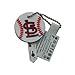 St Louis Cardinals Soft Rubber Key Jacket Keychain