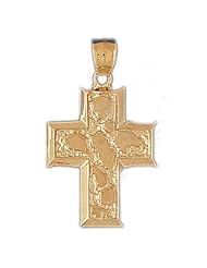 CleverEves 14k Gold Pendant Cross 6.4 - Gram(s)