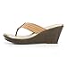 White Mountain Women Ray Wedge Sandals