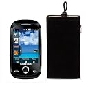Samsung Genio Touch S3650 Black "SUPER CASE" Designer  Carry Protector Pouch