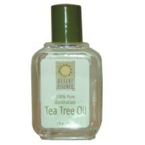 Desert Essence Tea Tree Oil 100% Pure, 2-Ounce, 0.25 Bottle
