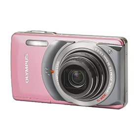 Olympus Mju 7010 Digital Compact Camera -Candy Pink (12MP, 7x Wide Digital Zoom) 2.7 inch LCD