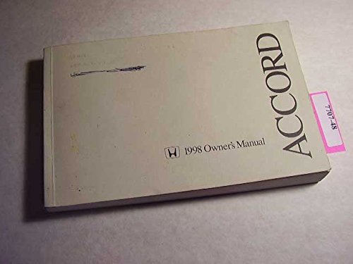 1998 Honda Accord Sedan Owners Manual
