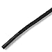 OrthoStep Waxed Very Thin Dress Round Black 27 inch Shoelaces 2 Pair Pack