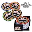 ESPNR Poker Club 8-Pack Coaster Set - Casino Supplies > ESPN Poker Club Products