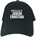 CAPS BLACK EMBROIDERY " PROUDLY JEWISH "