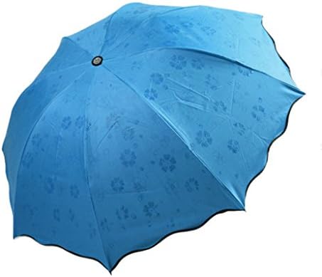 Wantdo 48-Inch Portable UV Protection Windproof Golf Umbrella Rain & Wind Resistant(Skyblue,2.16"*3.25")