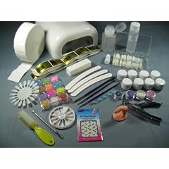 UV Lampe 36W + 8 x 5 ml Gele + Zubeh�r