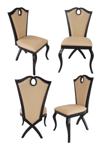 Stuhl 4er set Stühle Esszimmer Massivholz Edelholz Esche C-130-4er