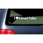 I Heart Edward Cullen Twilight Vinyl Decal - White