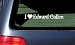 I Heart Edward Cullen Twilight Vinyl Decal - White