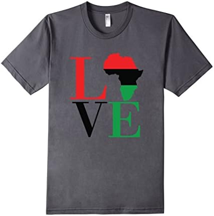 Men's Love Africa - African Pride - Fitted T-Shirt 3XL Asphalt